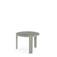 T-TABLE Side Table Medium Green/Pewter