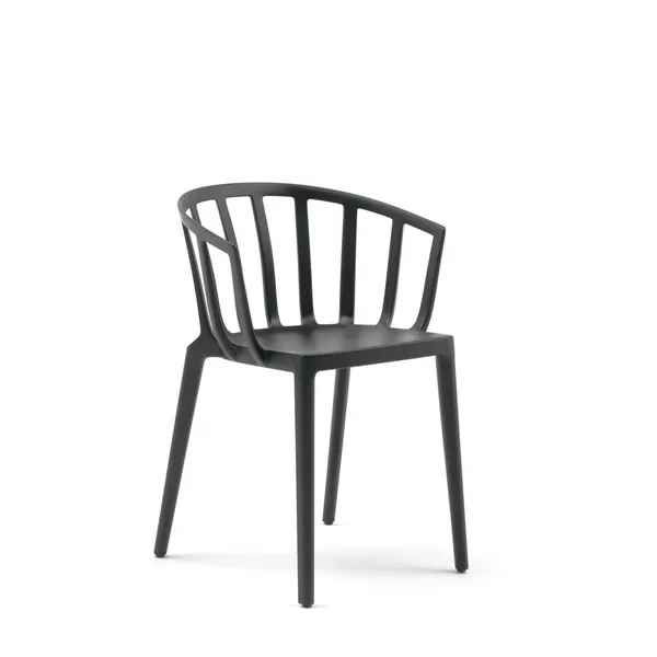 VENICE MAT Dining Chair Black
