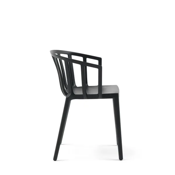 VENICE MAT Dining Chair Black