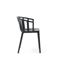 VENICE MAT Dining Chair Black