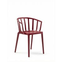 VENICE MAT Dining Chair Burgundy