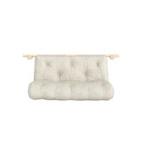 Hooked Mattress With Brackets 135x200 Raw/640 Soft Chalk
