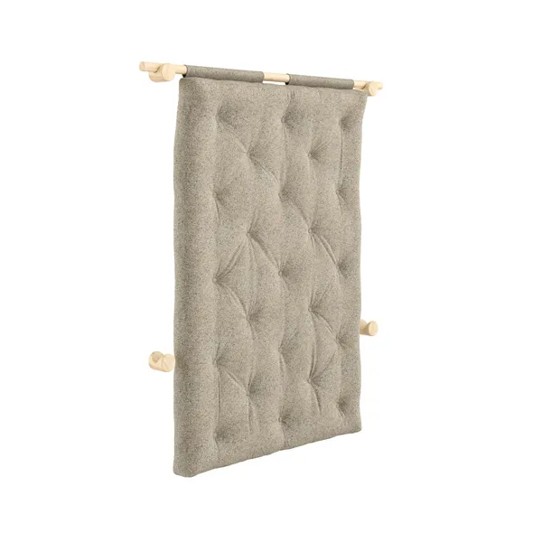 Hooked Mattress With Brackets 135x200 Raw/641 Warm Sand