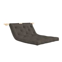 Hooked Mattress With Brackets 135x200 Raw/642 Mellow Brown