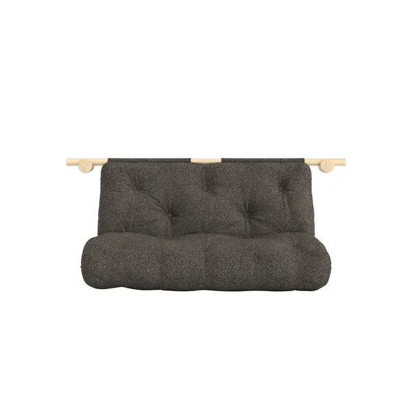 Hooked Mattress With Brackets 135x200 Raw/642 Mellow Brown