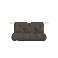Hooked Mattress With Brackets 135x200 Raw/642 Mellow Brown