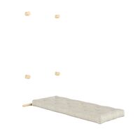 Hooked Mattress With Brackets 75x200 Raw/640 Soft Chalk