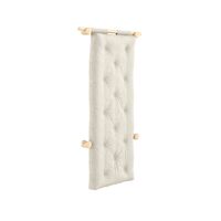 Hooked Mattress With Brackets 75x200 Raw/640 Soft Chalk
