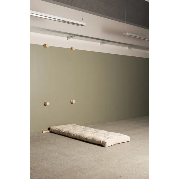 Hooked Mattress With Brackets 75x200 Raw/640 Soft Chalk
