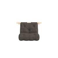 Hooked Mattress With Brackets 75x200 Raw/642 Mellow Brown