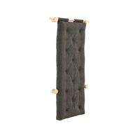Hooked Mattress With Brackets 75x200 Raw/642 Mellow Brown