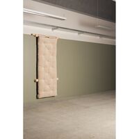 Hooked Mattress With Brackets 75x200 Raw/642 Mellow Brown