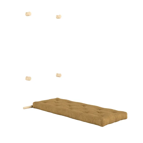 Matelas à Crochets avec Supports 75x200 Brut/643 Ocre Doré