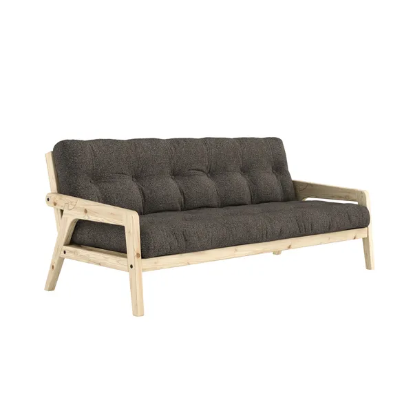 Grab sovesofa klarlakkert furu/642 Mellow Brown