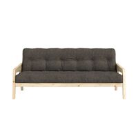 Grab sovesofa klarlakkert furu/642 Mellow Brown