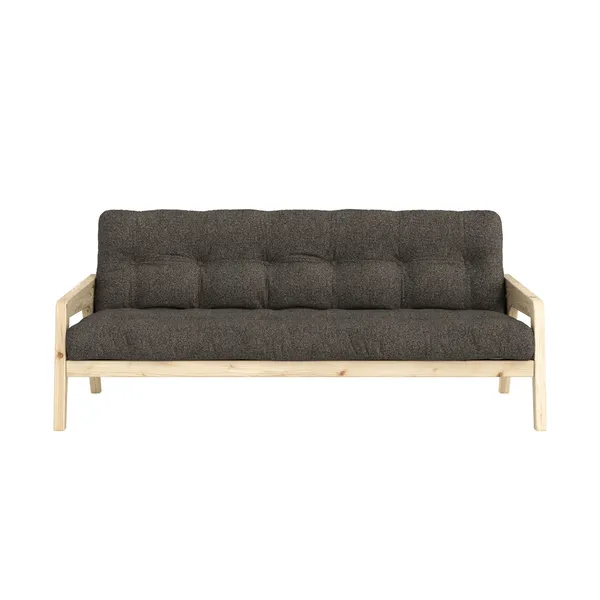 Grab sovesofa klarlakkert furu/642 Mellow Brown
