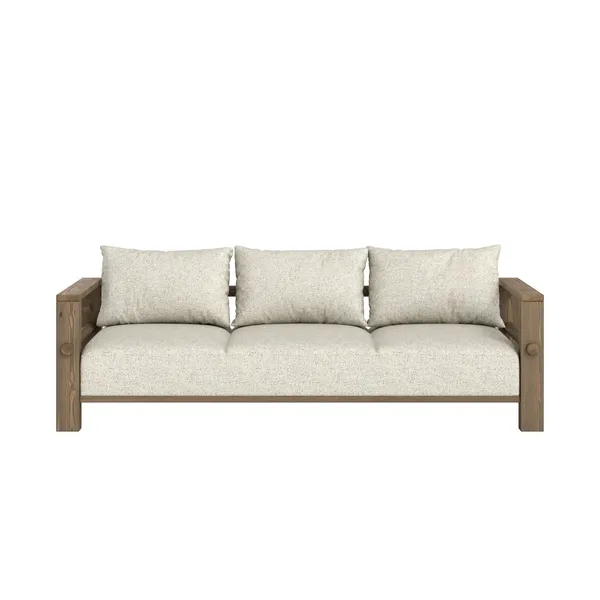 Bare Sofa Carob Brown/640 Soft Chalk