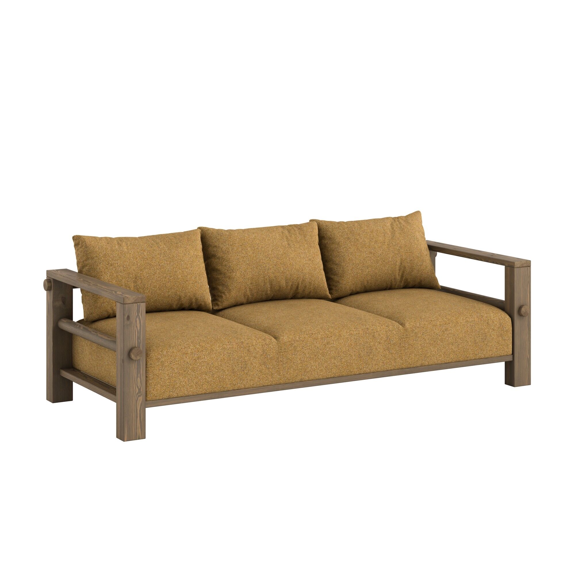 Bar Sofa Carob Brun/643 Gylden Oker