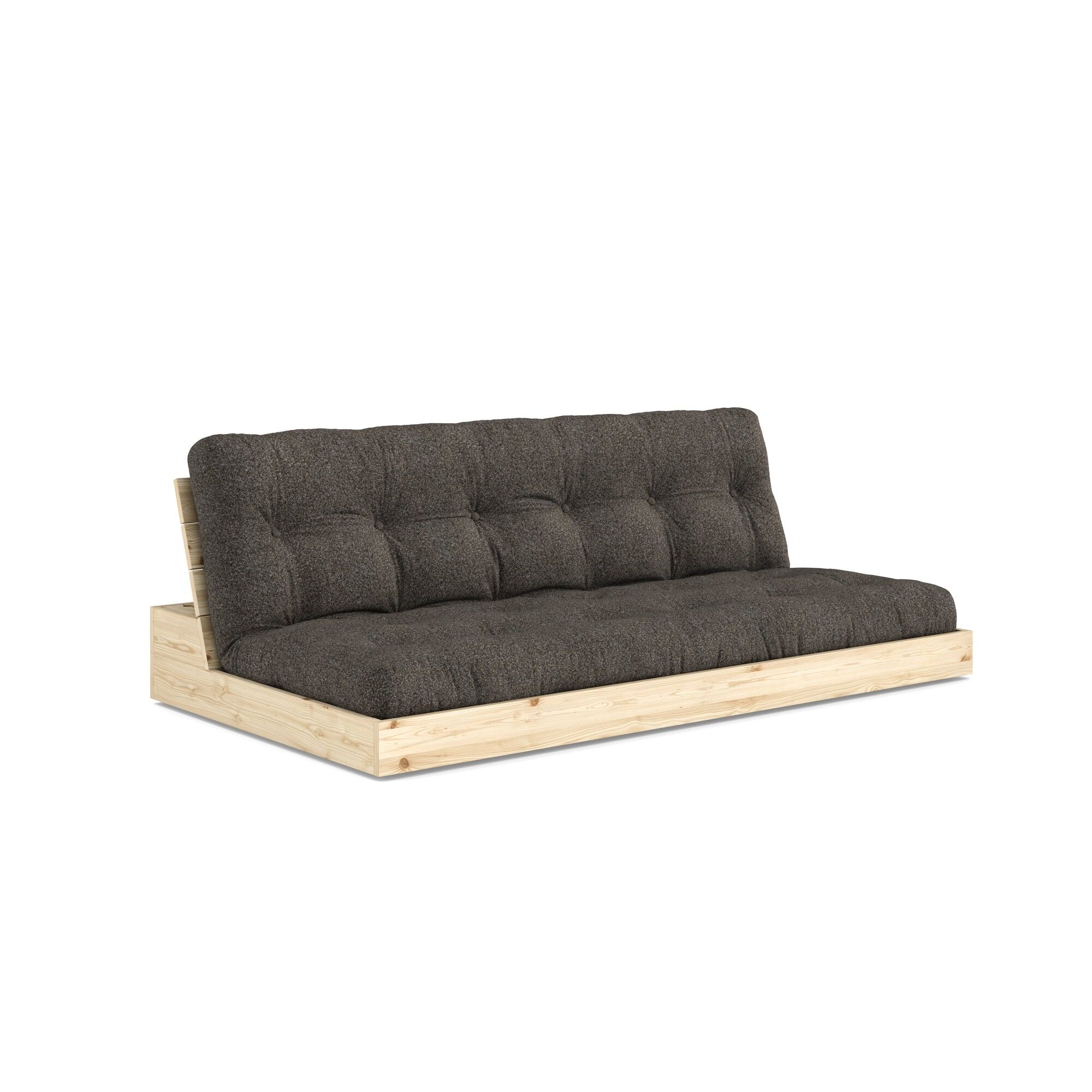 Base Sovesofa Klarlakeret Fyrretr/642 Mellow Brown