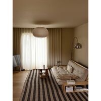 Base Sofa Bed With Side Box Clear Lacquered Pine/640 Soft Chalk
