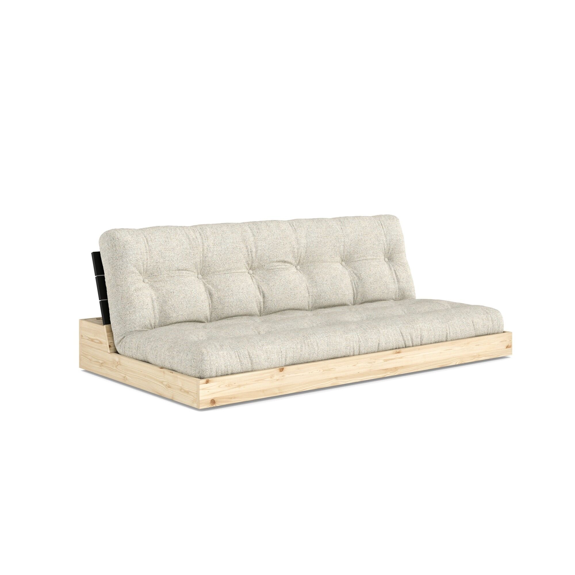 Base Sovesofa Svart Natt/640 Myk Kalk