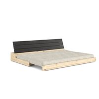 Base Sofa Bed Black Night/640 Soft Chalk