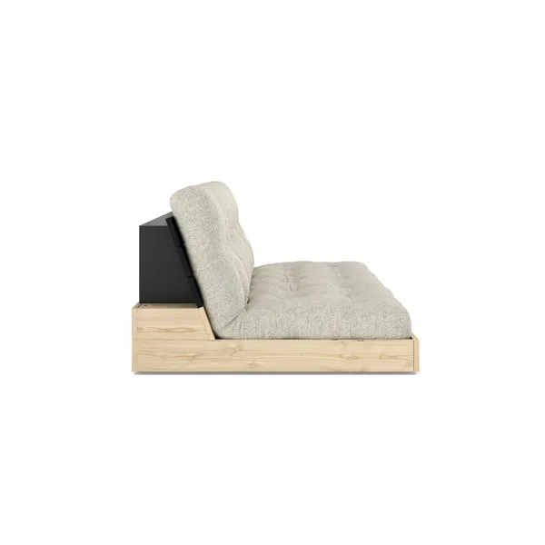 Base Sofa Bed Black Night/640 Soft Chalk