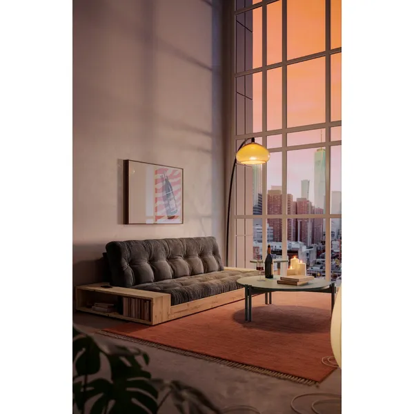 Base Sofa Bed Black Night/640 Soft Chalk