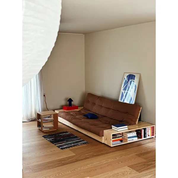 Base Sofa Bed Black Night/640 Soft Chalk