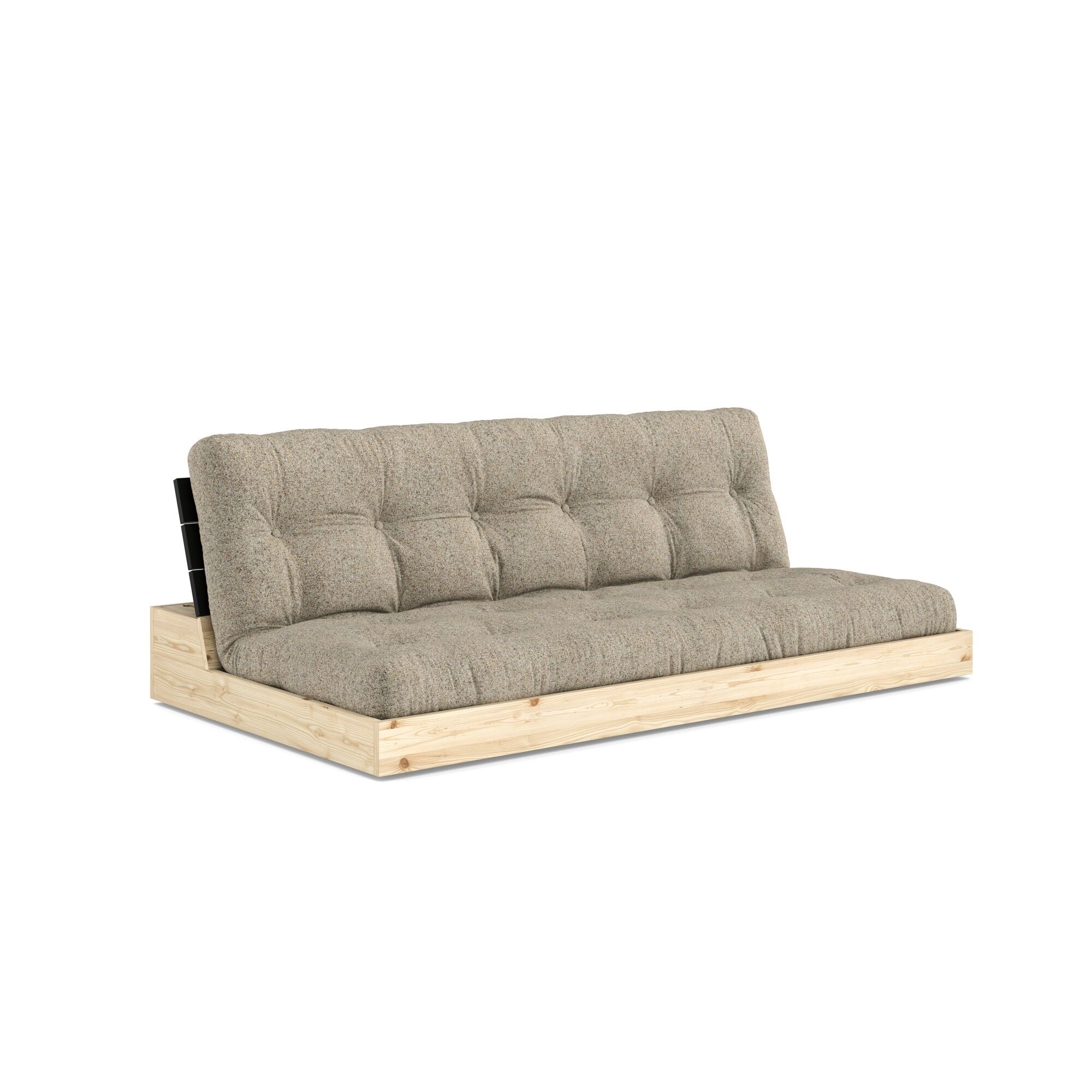 Base Sovesofa Svart Natt/641 Varm Sand