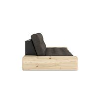 Base Sofa Bed With Side Box Black Night/642 Mellow Brown