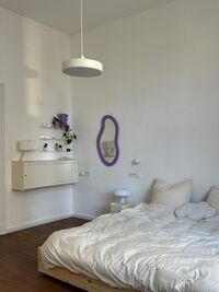 Ziggy Bed Frame 120x200 Clear Lacquered Pine