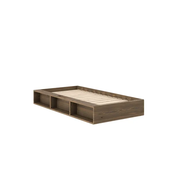 Ziggy Bed Frame 90x200 Carob Brown