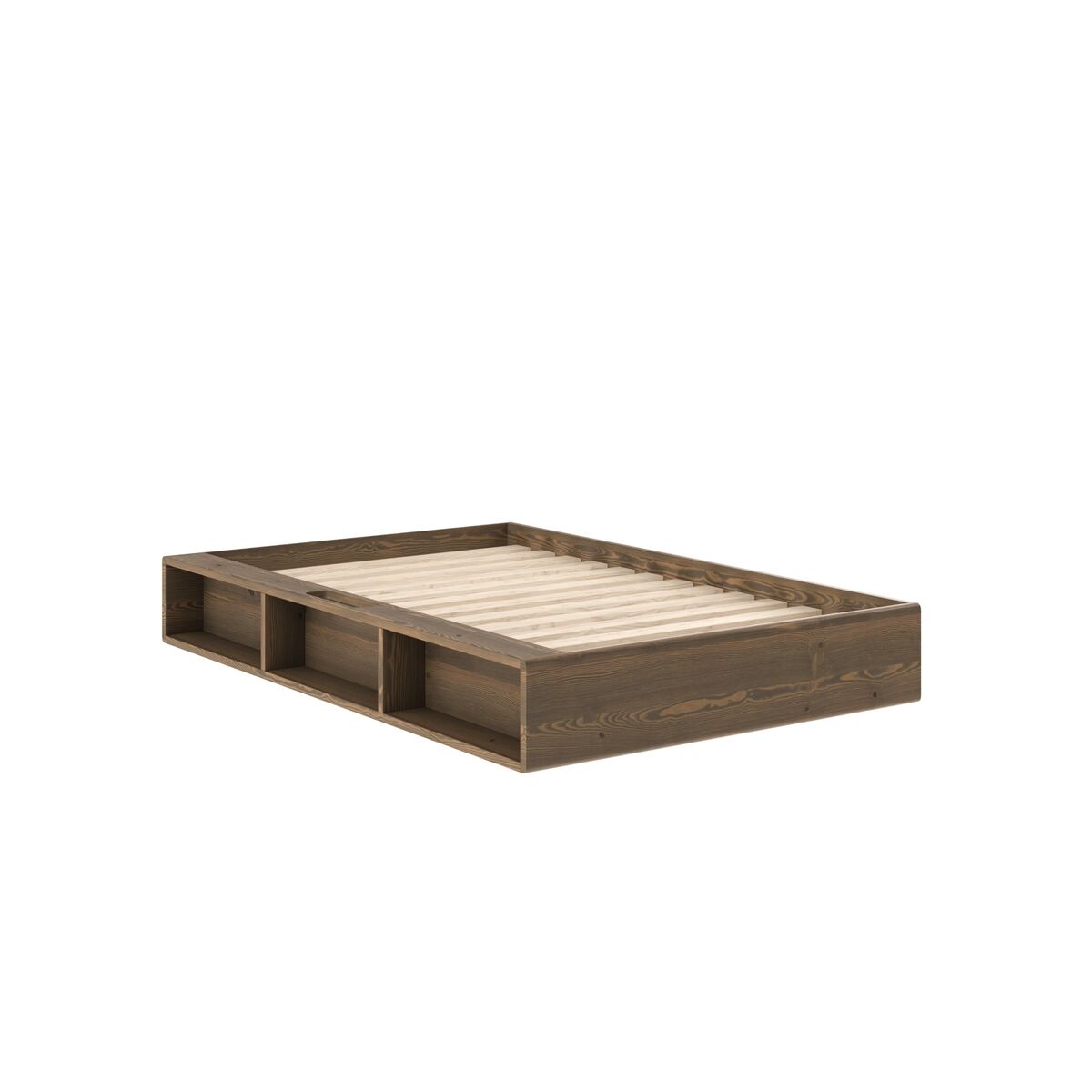 Ziggy Bed Frame 120x200 Carob Brown