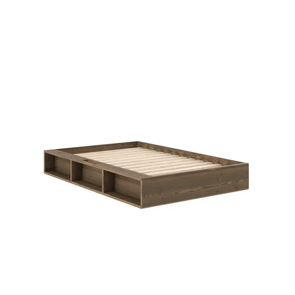 Ziggy Bed Frame 120x200 Carob Brown