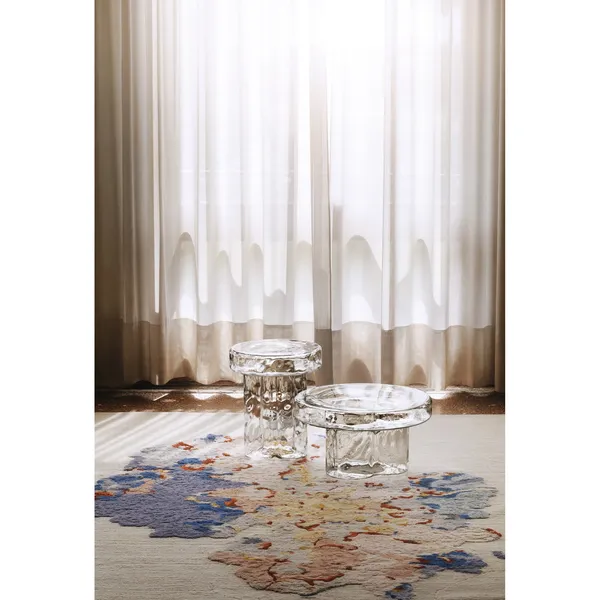 Soda Side Table Ø38 Transparent