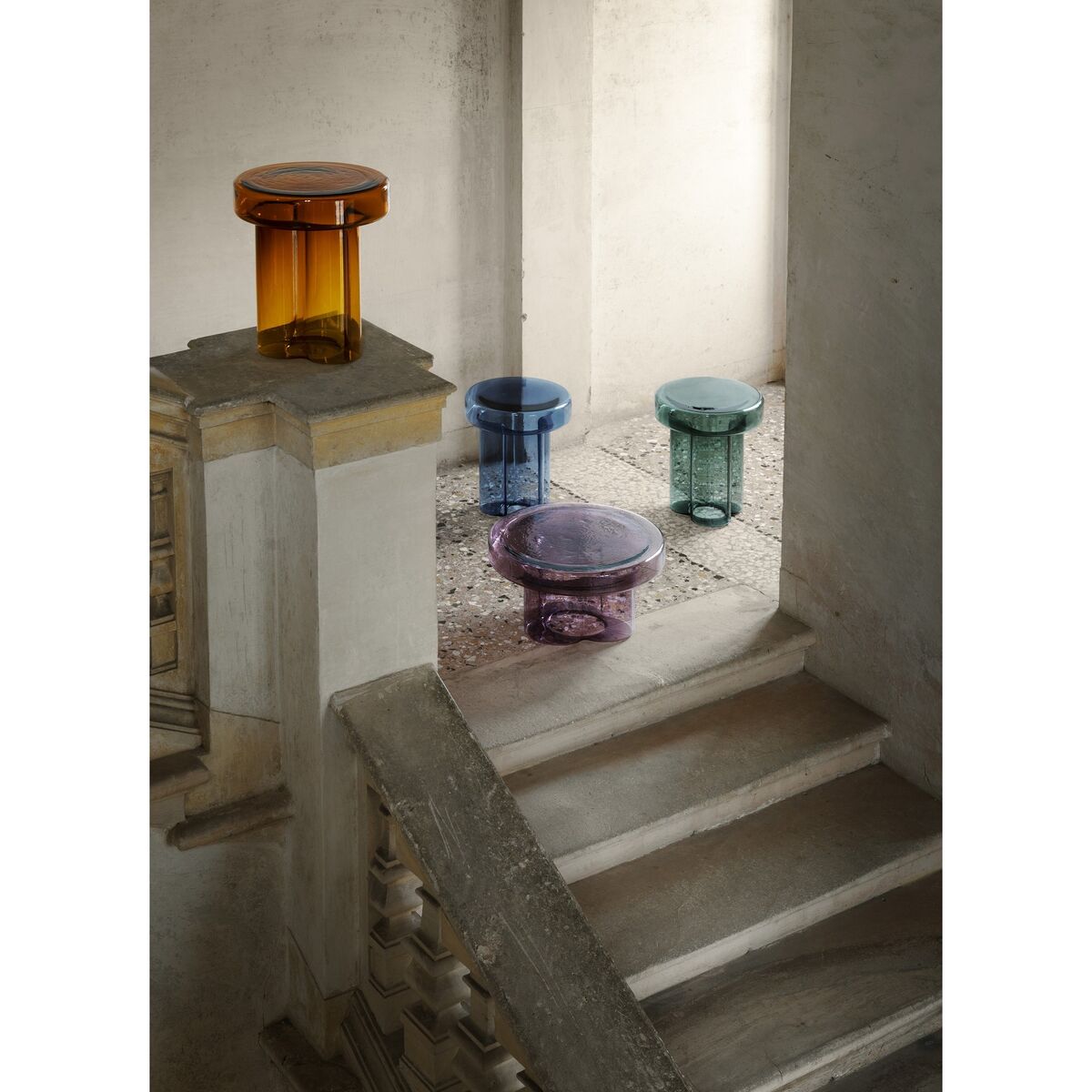 Soda Side Table Ø38 Amber