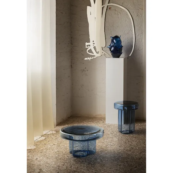 Soda Side Table Ø38 Blue Grey