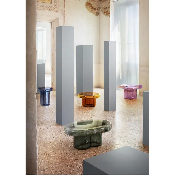 Soda Side Table Ø38 Blue Grey