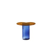 Striche Side Table Orange/ Blue