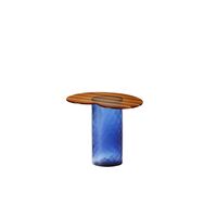Striche Side Table Orange/ Blue