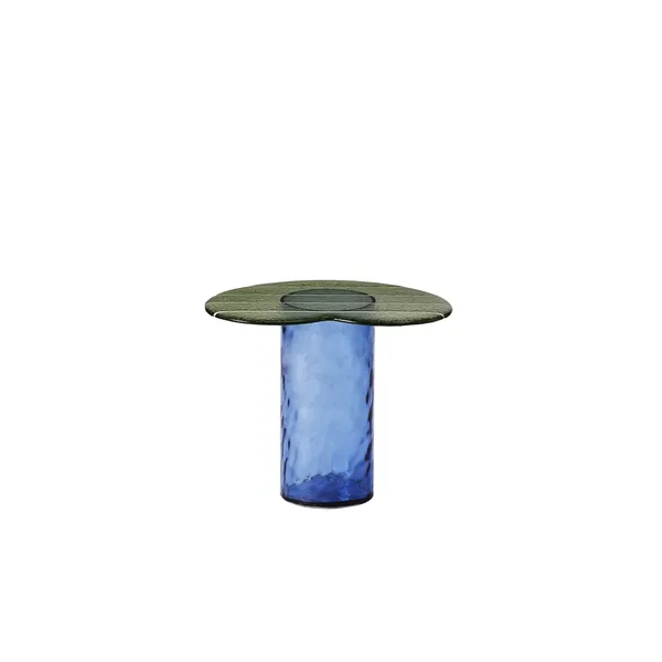 Striche Side Table Mint Green/ Blue