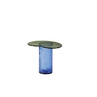 Striche Side Table Mint Green/ Blue