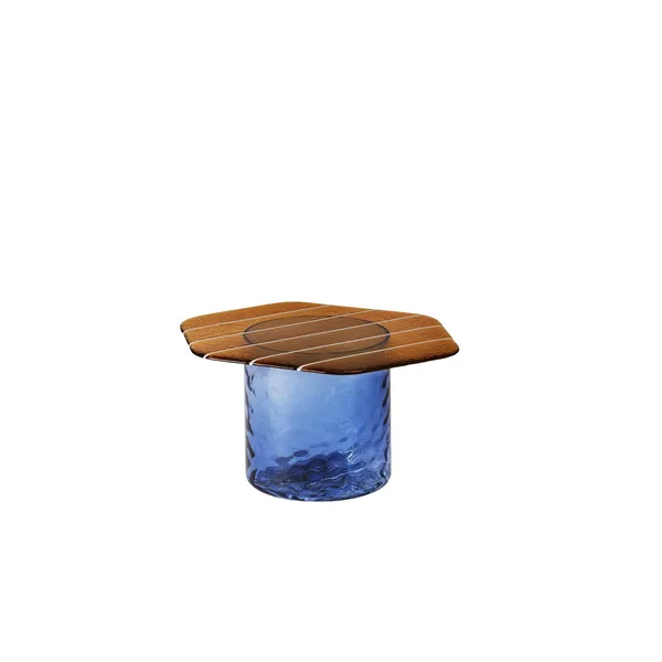 Striche Coffee Table Orange/ Blue