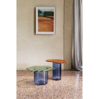 Striche Coffee Table Orange/ Blue