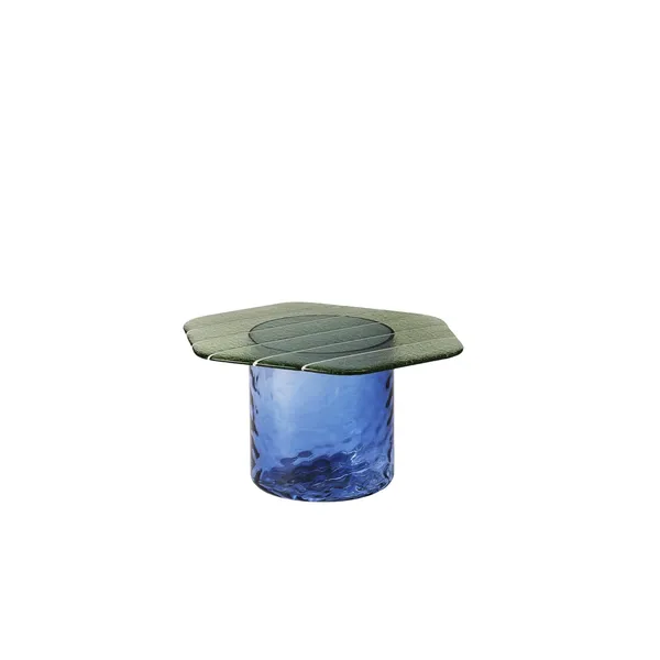 Striche Coffee Table Mint Green/ Blue
