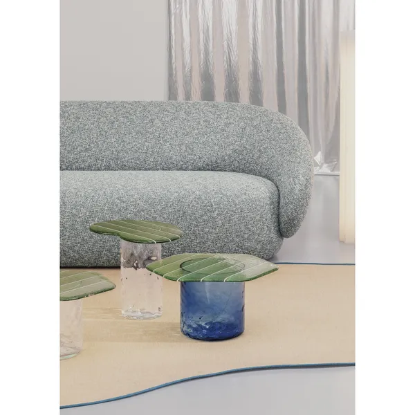 Striche Coffee Table Mint Green/ Blue