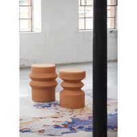 Milo Coffee Table Ø36 Terracotta