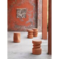Milo Coffee Table Ø36 Terracotta