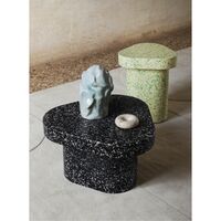 Superpop Side Table Ø37 ​​Tavolino Alto/Super Black